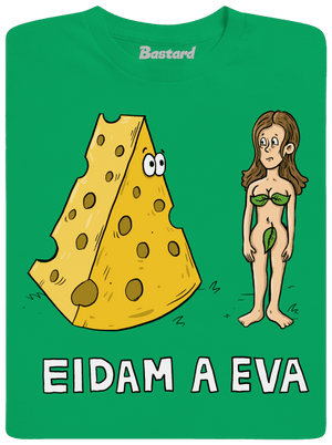 Eidam a Eva pánske tričko Kelly Green