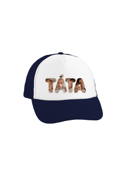 Nápis ocko z vlastných fotiek šiltovka truckerka French Navy cap