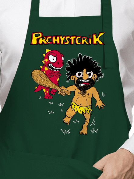 Prehysterik zástera Bottle Green