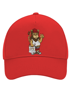 Lvíček šiltovka baseballka Classic Red