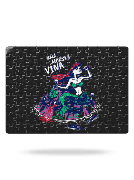 Malá mořská vína puzzle White