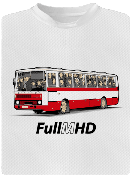 Full MHD detské športové tričko White