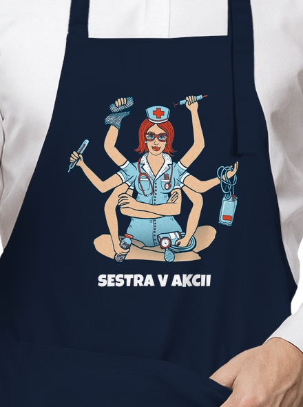 Sestra v akcii zástera Navy