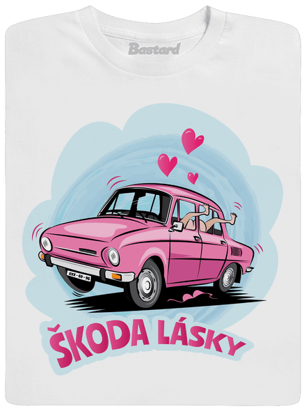 Škoda lásky pánske dlhý rukáv White