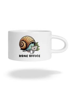 Slimákov home office hrnček makronka White