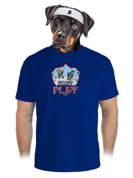 Fart Play pánske športové tričko Royal Blue Mal