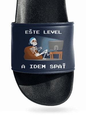 Ešte level šľapky Navy