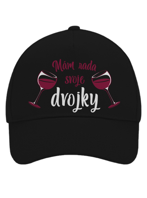 Dvojky šiltovka baseballka Black