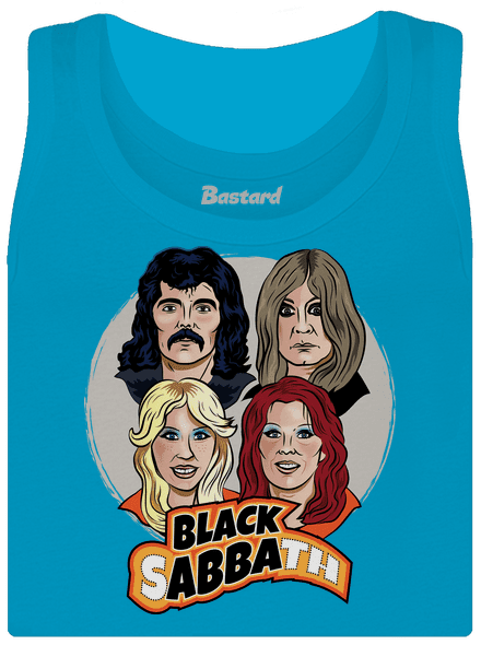 Black Abba dámske tielko klasické Blue Atol