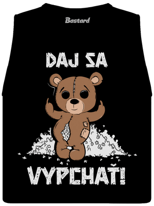 Jdi se vycpat dámske tielko voľné Black