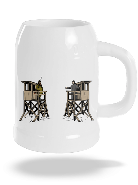 Poľovník a kazateľnica polliter White