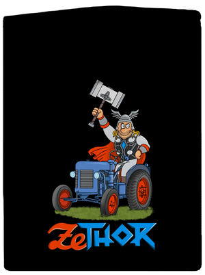 ZeThor dámska mikina na zips Black