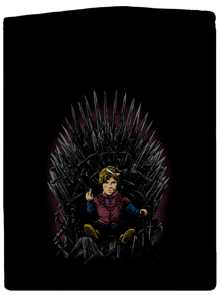 Tyrion na tróne dámska mikina na zips Black