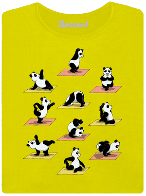 Pandia jóga dámske tričko prémium Lemon