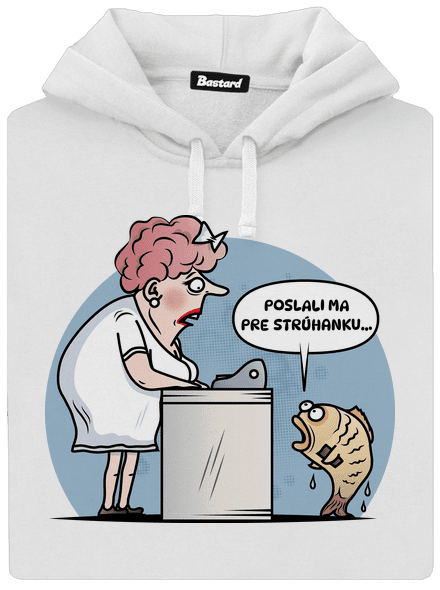 Strúhanka dámska mikina klokanka White
