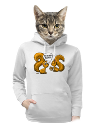 dámska mikina klokanka