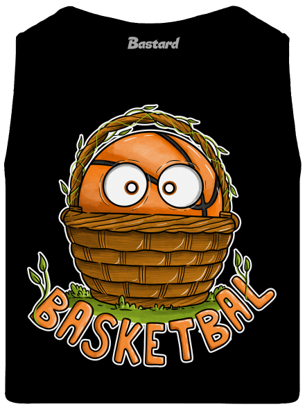 Basketbal pánske tielko Black