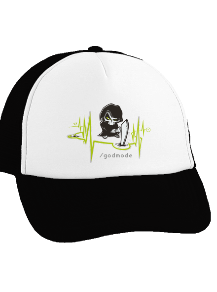 Boží zásah šiltovka truckerka Black cap