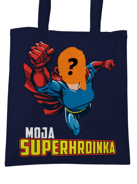 Moja superhrdinka taška French Navy