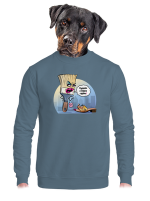 V cudzom rajóne unisex mikina bez kapucne Nordic Blue