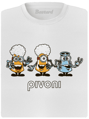 Pivoni dámske športové tričko White