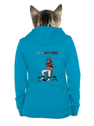 DeviAnt-man dámska mikina na zips Blue Atol