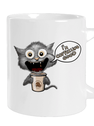 I’m coffeeling good veľký hrnček White