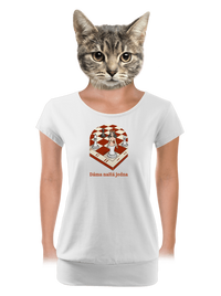 dámske tričko s lemom