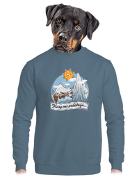 unisex mikina bez kapucne