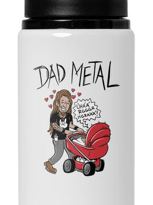 Dad metal flaša na vodu White