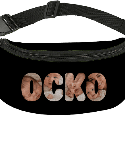 Nápis ocko z vlastných fotiek ľadvinka Black