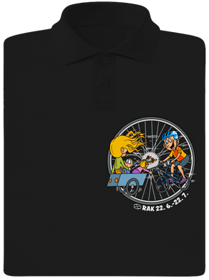 Cyklistický horoskop: Rak pánska polokošeľa Black