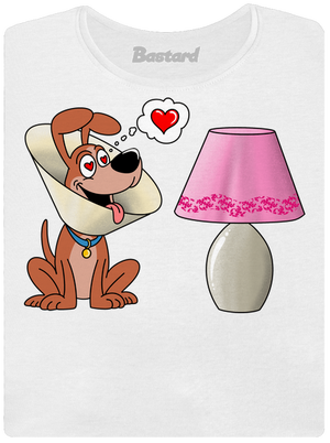 Zamilovaný pes dámske tričko prémium White