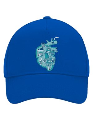 Srdce bije pre šiltovka baseballka Bright Royal