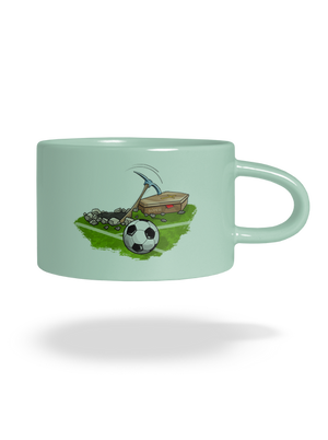 Kopem za svoj tím hrnček makronka Mint Macaron