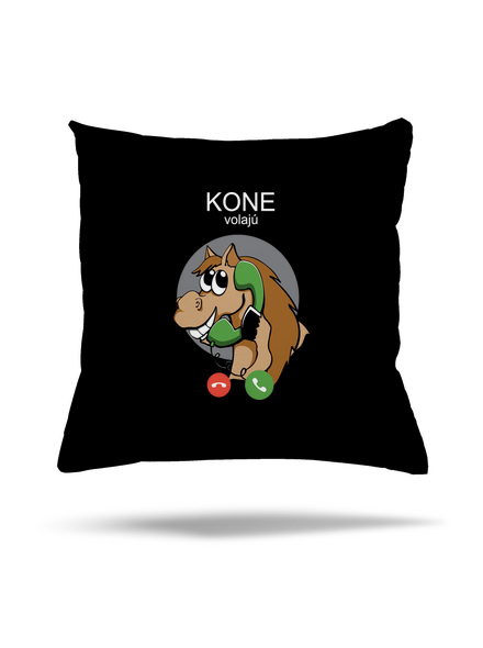 Kone volajú vankúš Black