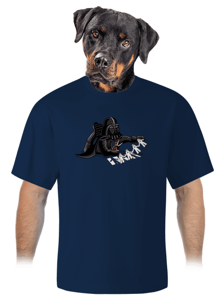 Klonovanie trooperov unisex tričko oversized Midnight Blue