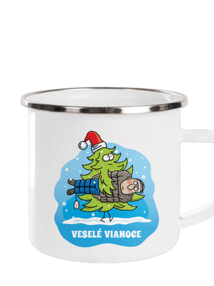 Veselé Vianoce plecháčik White