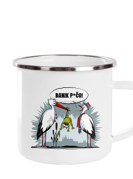 Banik p*čo! plecháčik White