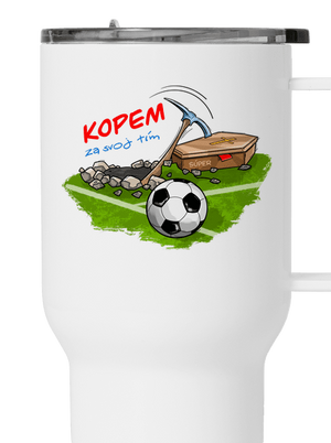 Kopem za svoj tím termohrnček White