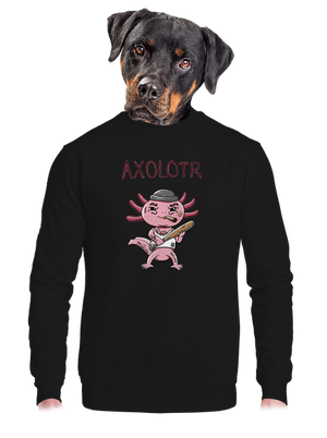 unisex mikina bez kapucne