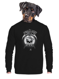 unisex mikina bez kapucne