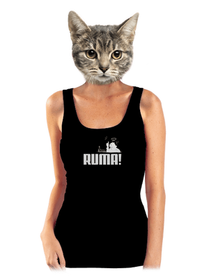 Ruma dámske tielko klasické Black