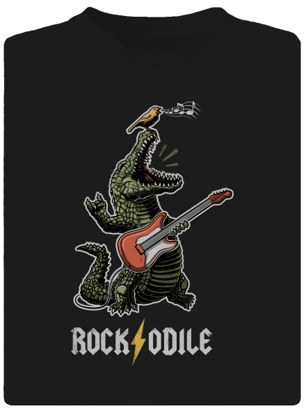 Rockodile detské športové tričko Black