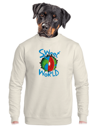 unisex mikina bez kapucne