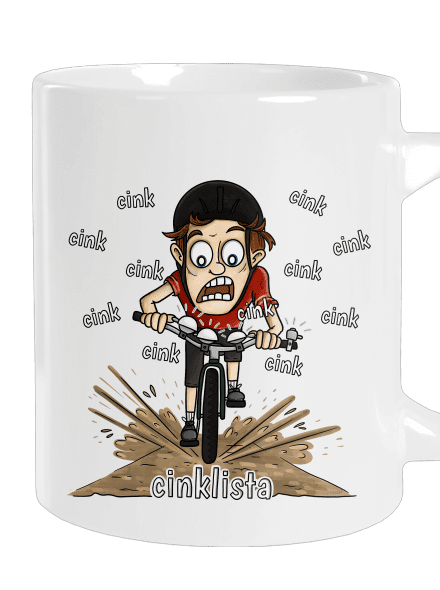 Cinklista veľký hrnček White