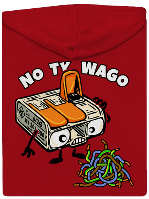 Wago svorka pánska mikina na zips Red