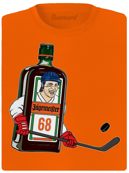 Jágrmeister dámske športové tričko Neon Orange