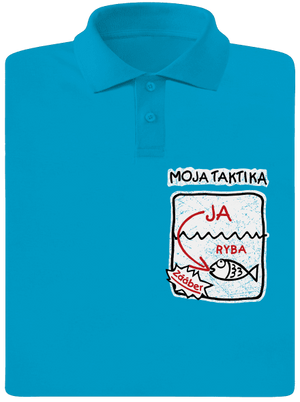 Rybárska taktika pánska polokošeľa Blue Atol