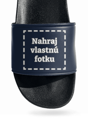 Vlastná potlač šľapky Navy